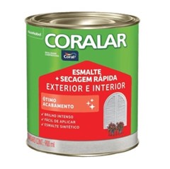 CORALAR ESM FOSCO PRETO 0,9L