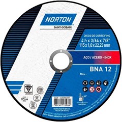 DISCO CORTE BNA12 115X1.0X22.23 CX25 NORTON