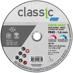 DISCO DE CORTE CLASSIC BASIC115X1.0X22.23-T41