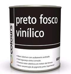 MAXI RUBBER PRETO FOSCO VINIL. 600ML
