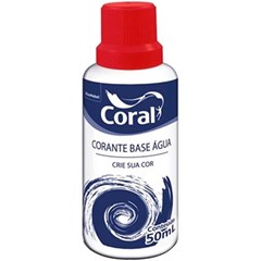 CORANTE LIQUIDO VERMELHO - CORAL 50ML