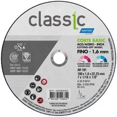 DISCO DE CORTE CLASSIC BASIC180X1.6X22.23-T41