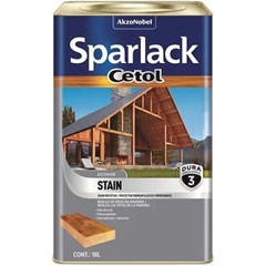 SPARLACK STAIN CETOL NATURAL ACET  18L.