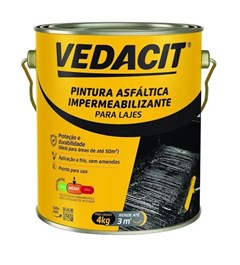 OTTO-VEDACIT PINTURA  ASFALT IMP. PARA LAJE  GL 4KG