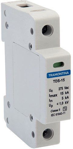 TRAM.DISPOSITIVO CONTRA SURTOS TDS-15 1P 15KA 275V CLASSE