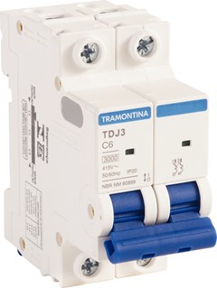 TRAM.MINIDISJUNTOR BIPOLAR TDJ 3-2C6 2P 6A 3KA