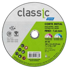 DISCO DE CORTE CLASSIC AR102 180X1,6X22,23 CX25
