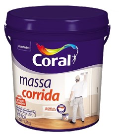 CORAL MASSA CORRIDA GL PLASTICO 5,7 KG