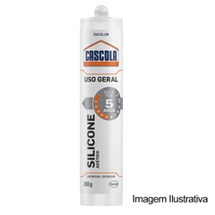 CASCOLA SILICONE ACETICO USO GERAL INCOLOR  280G