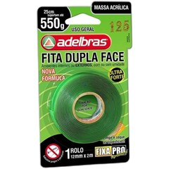 ADELBRAS DUPLA-FACE MASSA ACRILICA 200 -12MM X 2M