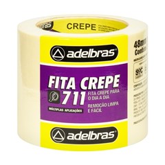 ADELBRAS FITA CREPE 711 - 18MM X 40M (TORRE 6 RLS)
