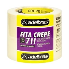 ADELBRAS FITA CREPE 711 - 48MM X 40M (TORRE 2 RLS)