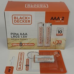 BD.PILHA HIGH ULTRA ALKALINE AAA LR03 1.5V BLISTER C 2