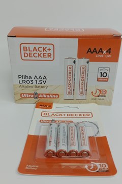 BD.PILHA HIGH ULTRA ALKALINE LR03 1.5V BLISTER C 4