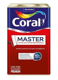 CORAL MASTER BRANCO GELO 18L