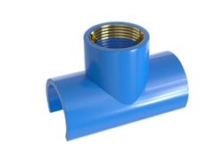 TAPA FURO TEE ROSCA PV COM LAT 25MMX1/2