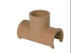 TAPA FURO TEE SOLDAVEL 25MM MARROM - ESTRELA
