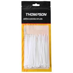 ABRACADEIRA 4,8X300MM C/ 100 (UNI) BRANCA THOMPSON