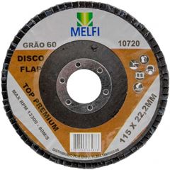 DISCO FLAP TOP PREMIUM, GRAO 120, 115 X 22,23MM MELFI