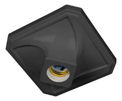 PLAFONIER QUADRADO E-27 PRETO 16CM ANNLUX