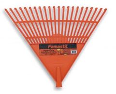 VASSOURA PLAST LARANJA 22D C/ CABO FOXLUX