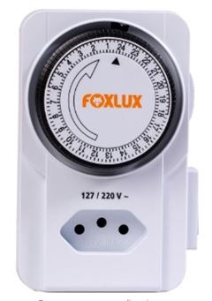 PROG. ANALOGICO DE TEMPO BIVOLT FOXLUX