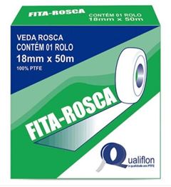 FITA VEDA ROSCA 18MMX50M QUALIFLON