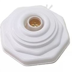 PLAFONIER OITAVADO E- 27 BRANCO ANNLUX