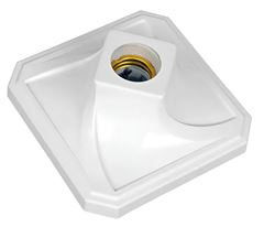 PLAFONIER BRANCO QUADRADO GRANDE E-27 16CM ANNLUX