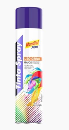TINTA SPRAY 400ML MUNDIAL PRIME UG AZUL ESCURO AEROFLEX