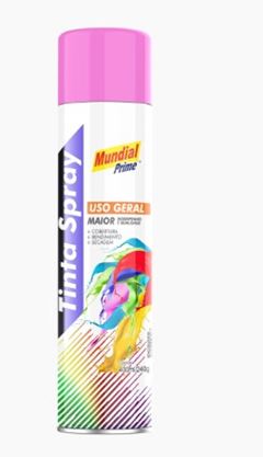 TINTA SPRAY 400ML MUNDIAL PRIME UG ROSA  AEROFLEX