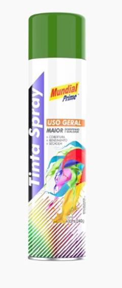 TINTA SPRAY 400ML MUNDIAL PRIME UG VERDE ESC AEROFLEX