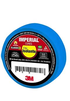 FITA ISOLANTE IMPERIAL AZUL 18MMX10M 3M