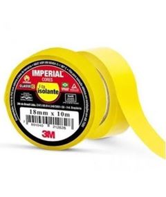 FITA ISOLANTE IMPERIAL AMARELA 18MMX10M 3M