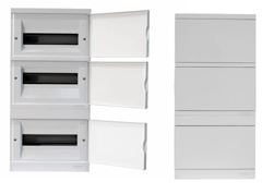 QUADRO DE EMBUTIR P/ 36 DISJUNTORES DIN S/ BARRAMENTO - (2 U FAME