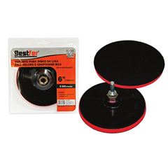 SUPORTE P/DISCO DE LIXA C/VELCRO E ADAPT 150MM/M14(6POL) BESTFER