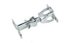 TRAVA PORTA PISO METALICO CROMADO - SOPRANO