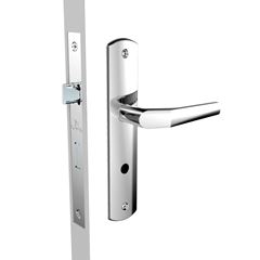 FECHADURA POPLINE RETA EXTERNA CROMADO ESP26 (40X53 PY45) - SOPRANO