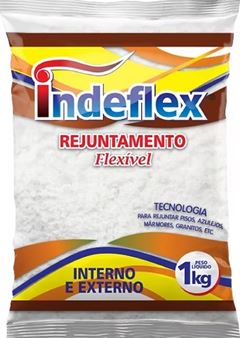 REJUNTE FLEXIVEL 1KG CINZA INDEFLEX