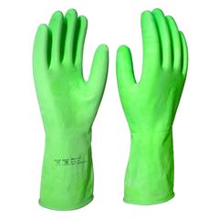 LUVA DE LATEX FORRADA VERDE - 10 IMBAT