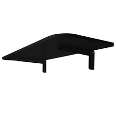 MESA DOBRAVEL COM SUPORTE 100 X 50 CM  PRETA MULTIVISAO