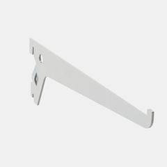 SUPORTE SIMPLES PARA PRATEL EM ACO 20 CM - BRANCO MULTIVISAO