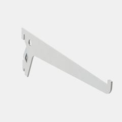 SUPORTE SIMPLES PARA PRATEL EM ACO 25 CM - BRANCO MULTIVISAO