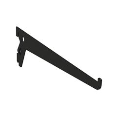 SUPORTE SIMPLES PARA PRATEL EM ACO 25 CM - PRETO MULTIVISAO