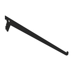 SUPORTE SIMPLES PARA PRATELEIRA EM ACO 35 CM - PRETO MULTIVISAO
