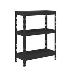 ESTANTE MULTIUSO COM 3 PRATELEIRAS 960X680X300MM - PRETO/PRE MULTIVISAO