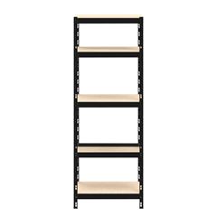 ESTANTE MULTIUSO COM 5 PRATELEIRAS 1800X680X300MM - PRETO/CR MULTIVISAO