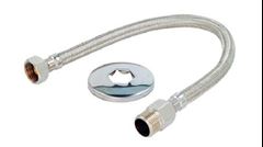 ENGATE FLEXIVEL MALHA INOX - 30CM THOMPSON