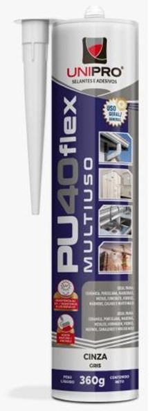 CART. PU40 FLEX UNIPRO CINZA 360G UNIPRO