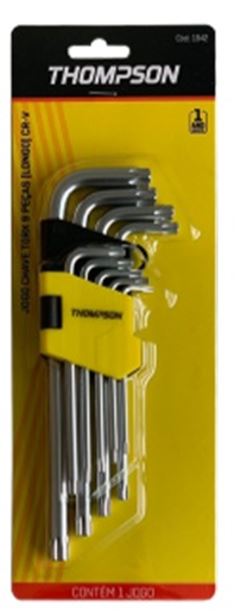 JOGO CHAVE TORX 9 PECAS (LONGO) CR-V  THOMPSON